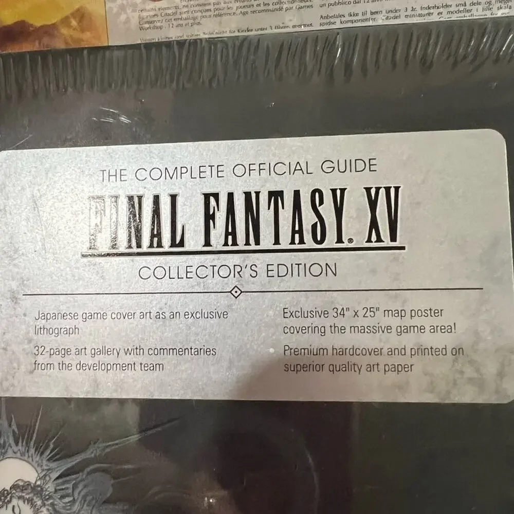 Final Fantasy XV The Complete Official Guide Collector's Sealed Book